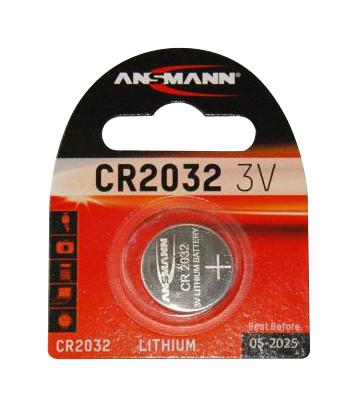 Ansmann 5020122. Battery, Lithium, Cr 2032