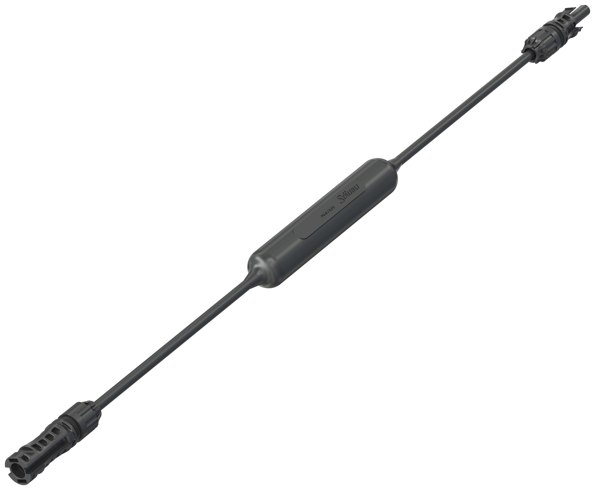 Staubli 32.0330 Cable, In-Line Fuse, Mc4 Plug-Rcpt/590mm