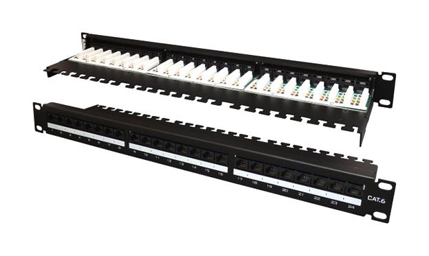 Tuk Sf24Mc Patch Panel, Utp, Rj45, Cat6, 24Port, 1U