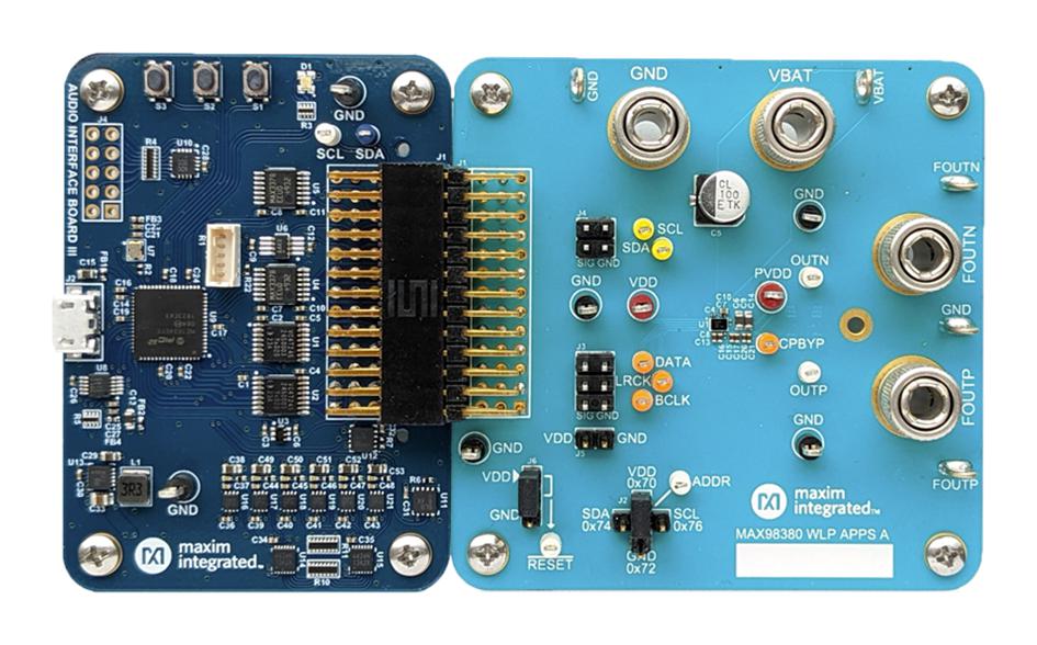 Analog Devices Max98380Evsys# Dev Kit, Class D Audio Power Amplifier