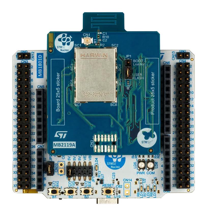 STMicroelectronics Nucleo-Wb07Cc Dev Board, Rf, 32Bit, ARM Cortex-M0+