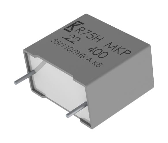 KEMET R75Mn347050H3J Capacitor, 0.47Uf, 400V, Radial Leaded