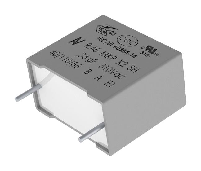 KEMET R463R422000M2K Suppression Capacitor, 2.2Uf, Class X2, 310Vac