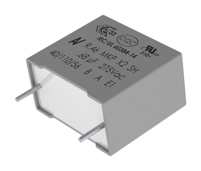 KEMET R46Kf3100Dqp1M Suppression Capacitor, 0.1Uf, Class X2, 275Vac