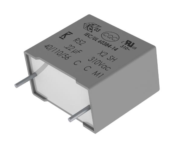 KEMET R523I347050P0K Suppression Capacitor, 0.47Uf, Class X2, 310V