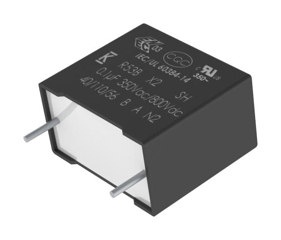 KEMET R53Bi33305000K Suppression Capacitor, 0.33Uf, Class X2, 350V