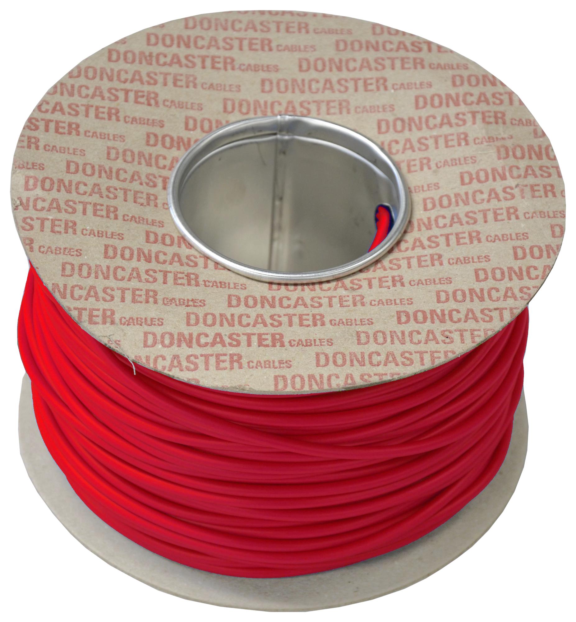 Doncaster Tr4.0R100 Single Wire, 4.3mm Dia, 100M, Red