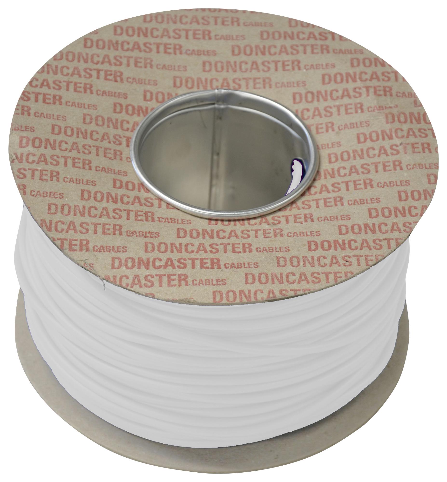 Doncaster Tr0.5W100 Single Wire, 2.6mm Dia, 100M, White