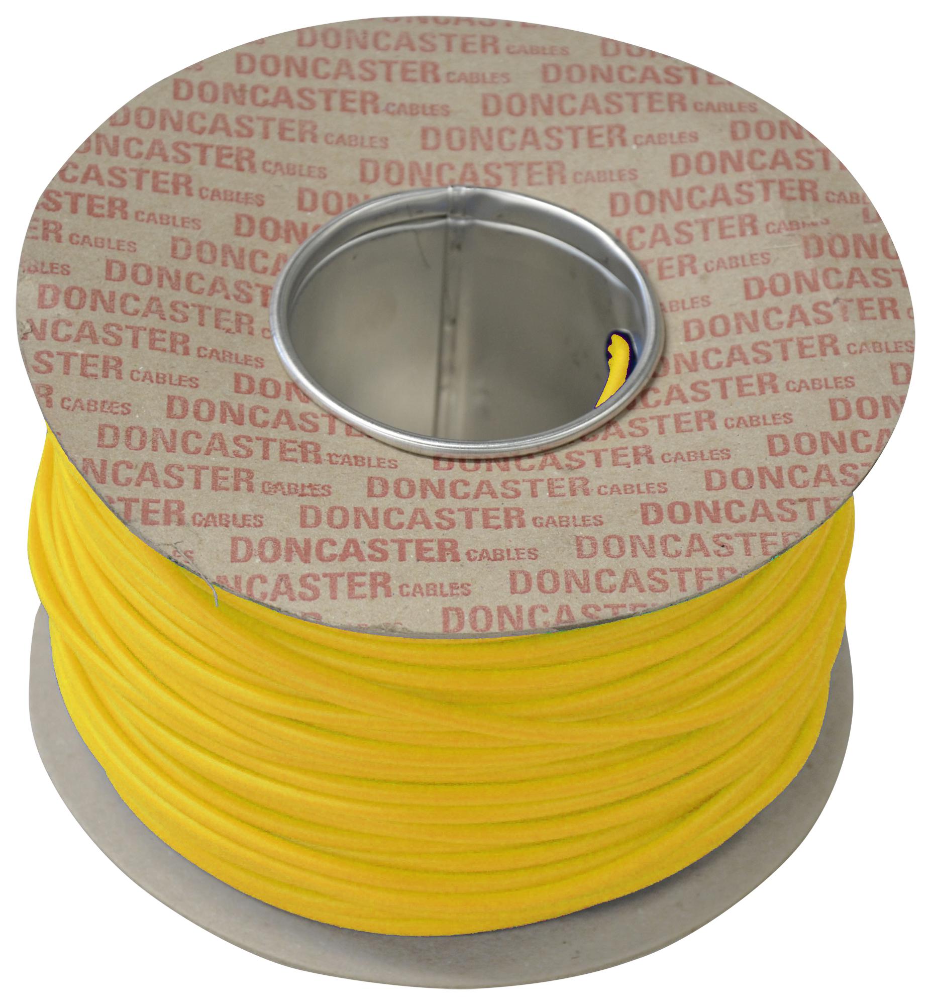 Doncaster Tr0.5Y100 Single Wire, 2.6mm Dia, 100M, Yellow