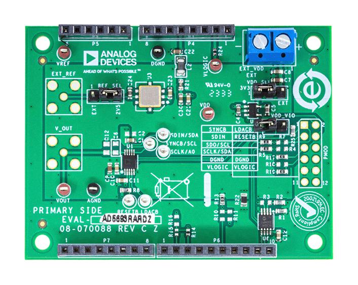 Analog Devices Eval-Ad5693Rardz Evaluation Board, Dac, 16Bit