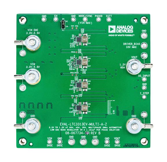 Analog Devices Eval-Ltc3313Ev-Multi-A3Z Eval Board, Syn Buck Dc-Dc Converter