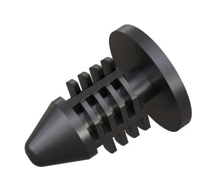 TR Fastenings Rp0000383431 Expansion Rivet, Nylon, 16.1mm, Black