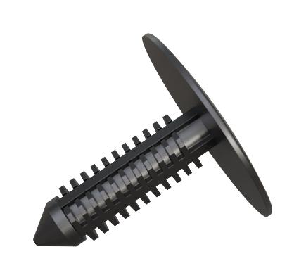 TR Fastenings Rp0000383432 Expansion Rivet, Nylon, 19.3mm, Black