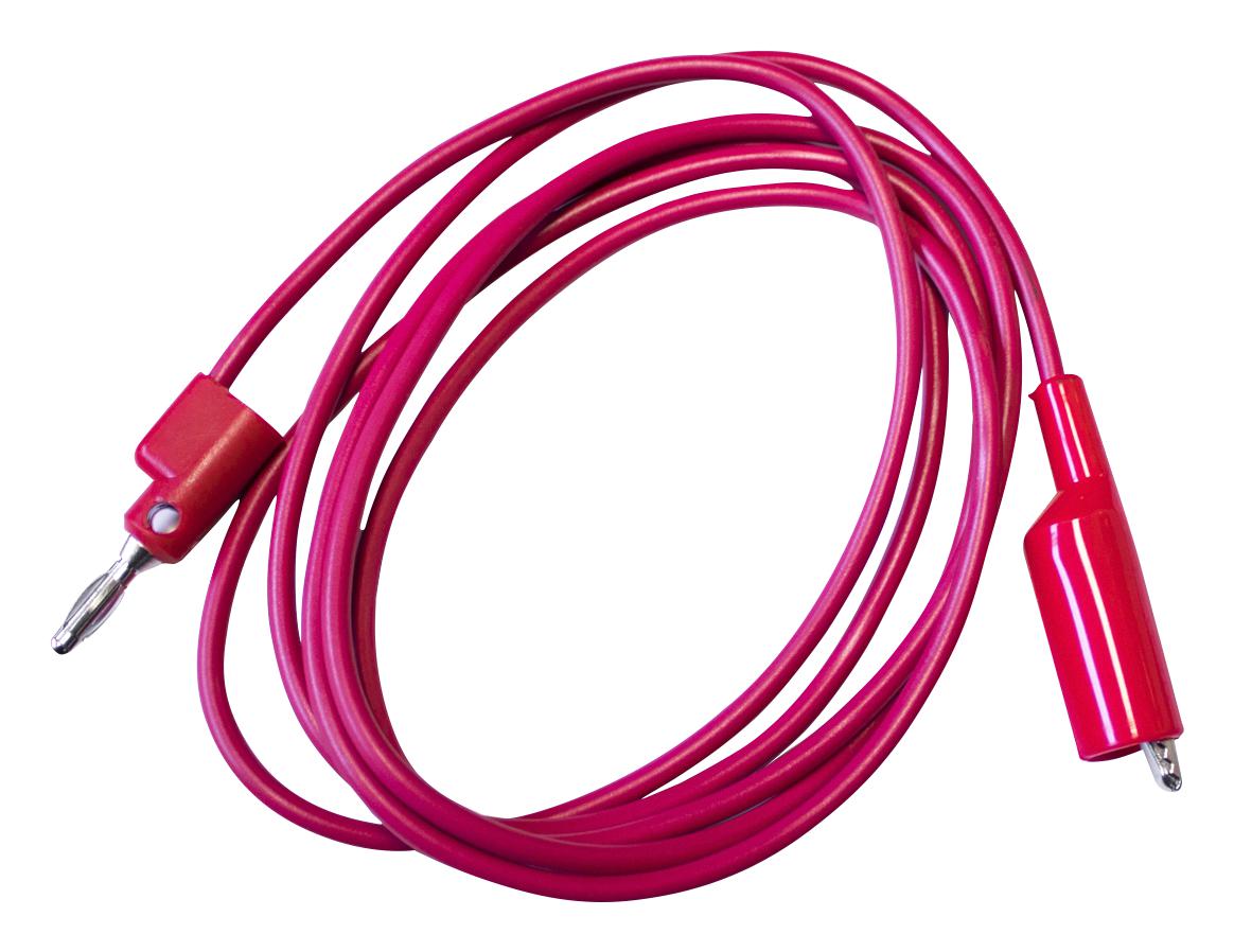 Mueller Electric Bu-P1166-36-2 Test Lead, Red, 10A, 1Kv, 914.4mm