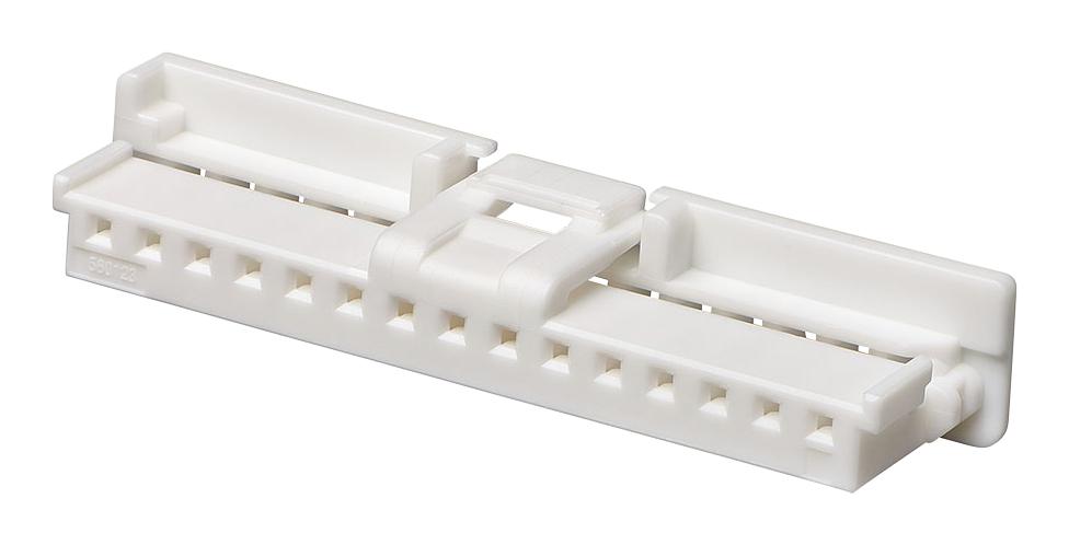 Molex 560123-1500 Connector Housing, Rcpt, 15Pos, 2mm, Pbt, Wht