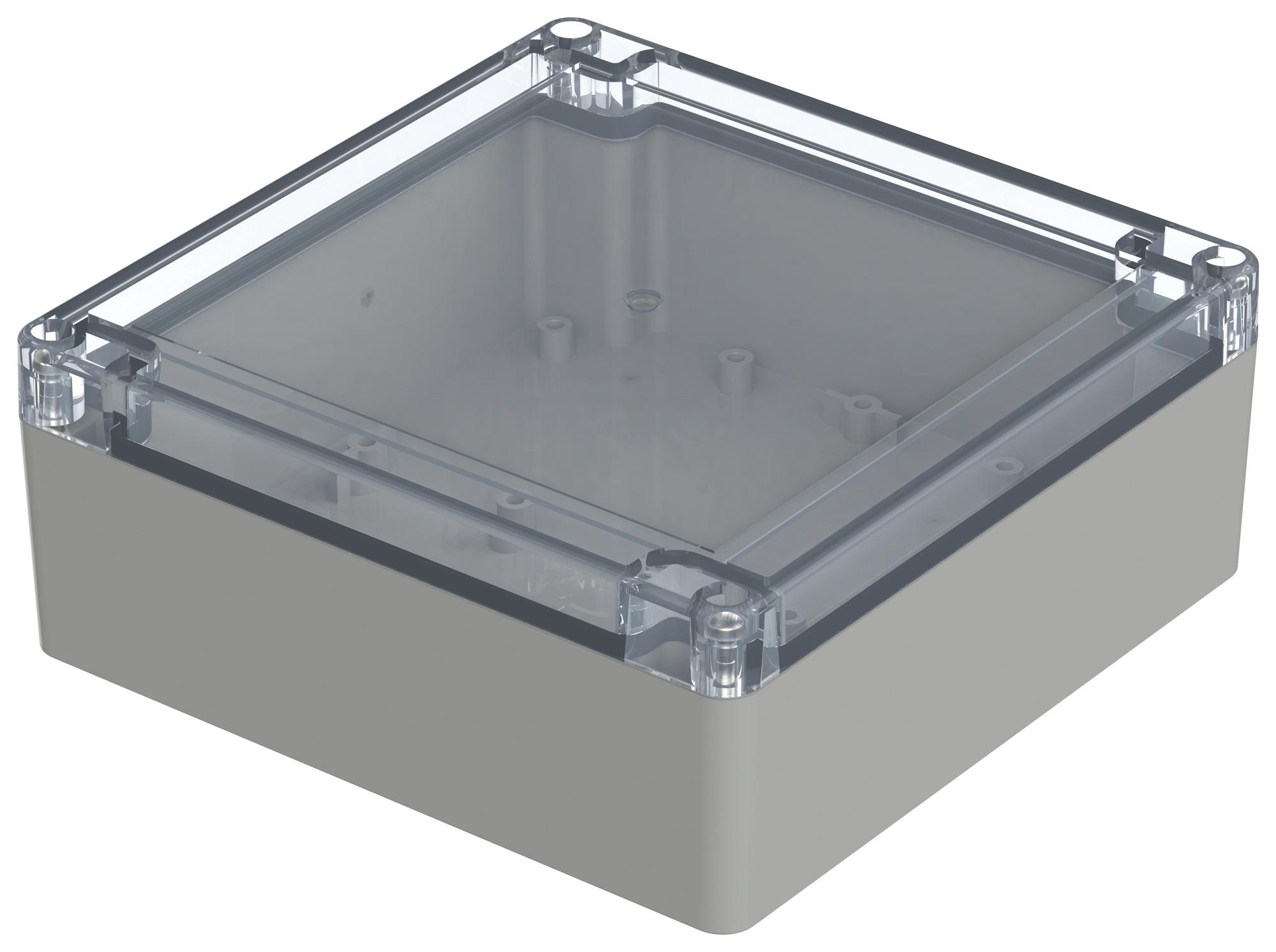 Bopla 07415156 Enclosure, Multipurpose, Pc, Grey/clear