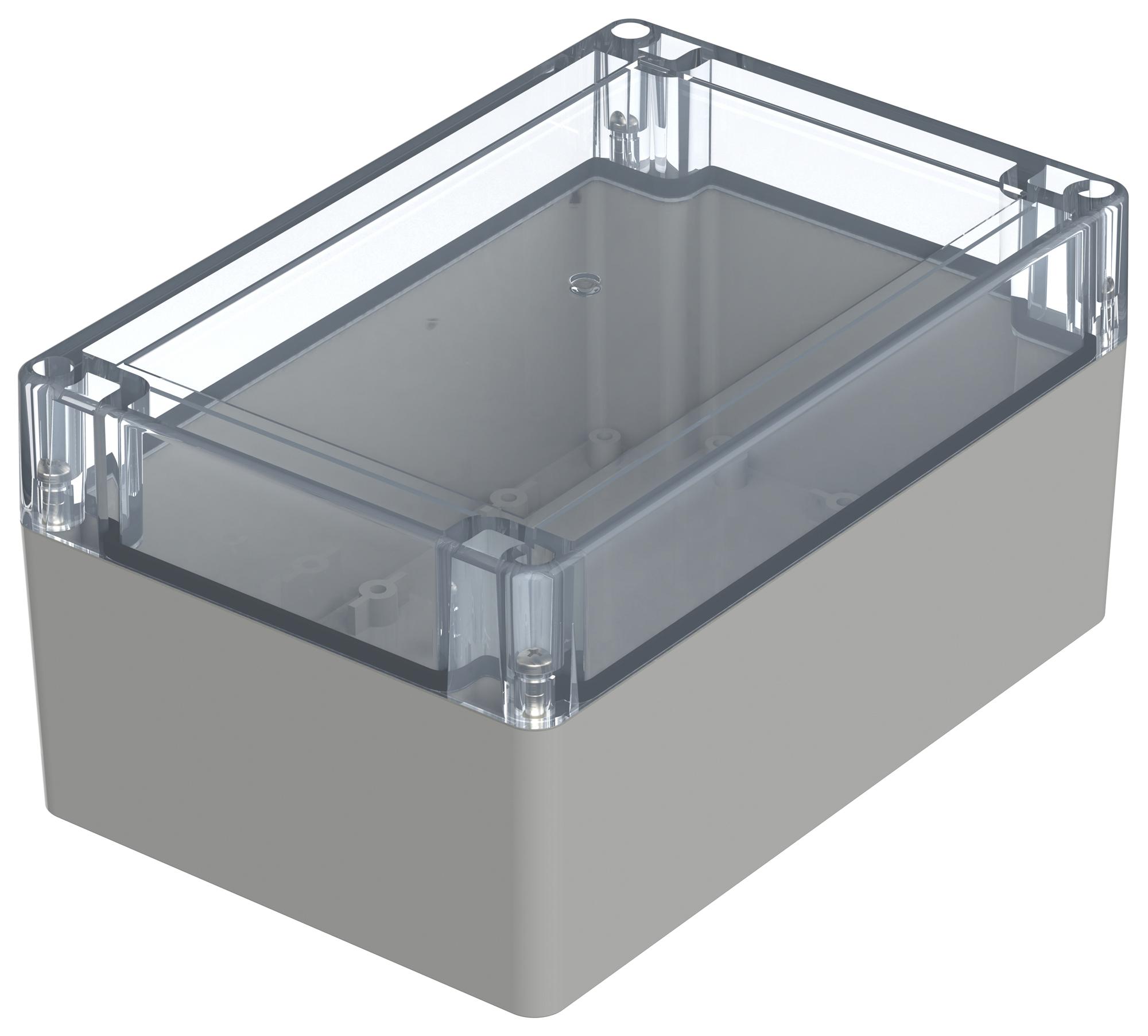 Bopla 07418129 Enclosure, Multipurpose, Pc, Grey/clear