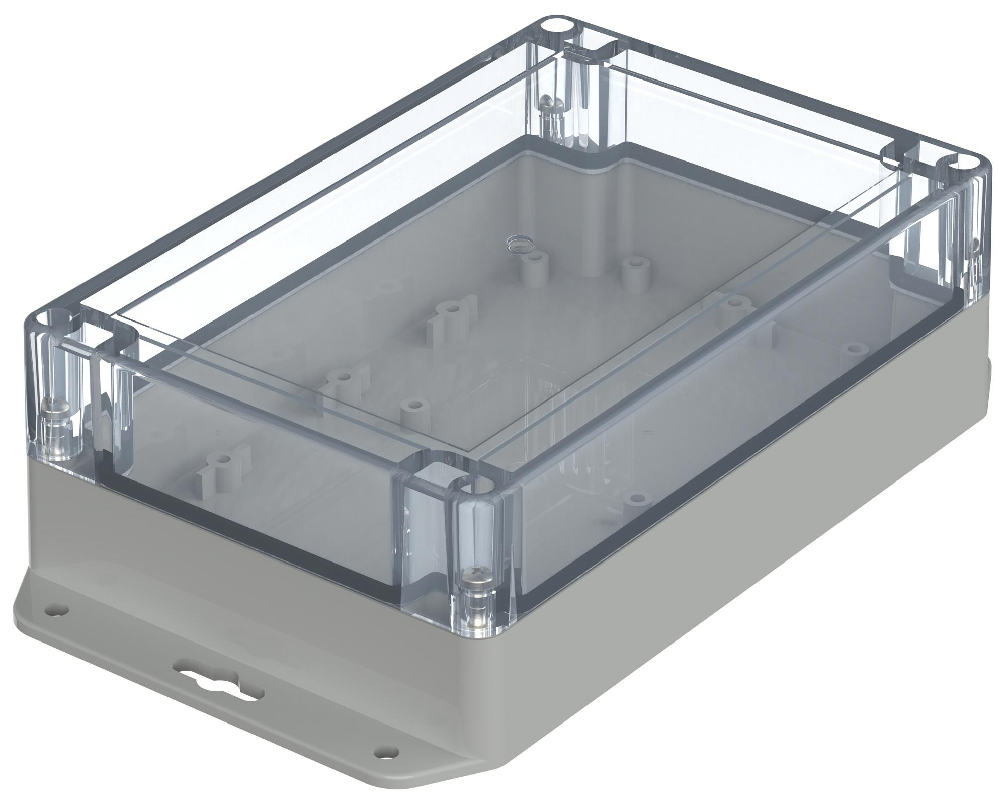 Bopla 07718126 Enclosure, Multipurpose, Pc, Grey/clear