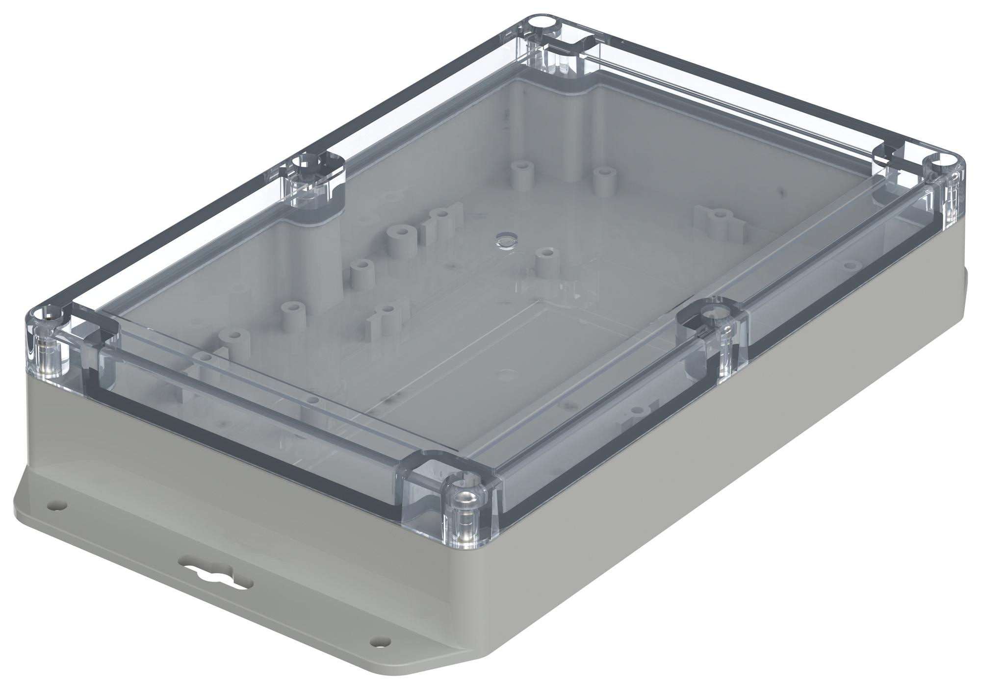 Bopla 07721145 Enclosure, Multipurpose, Pc, Grey/clear