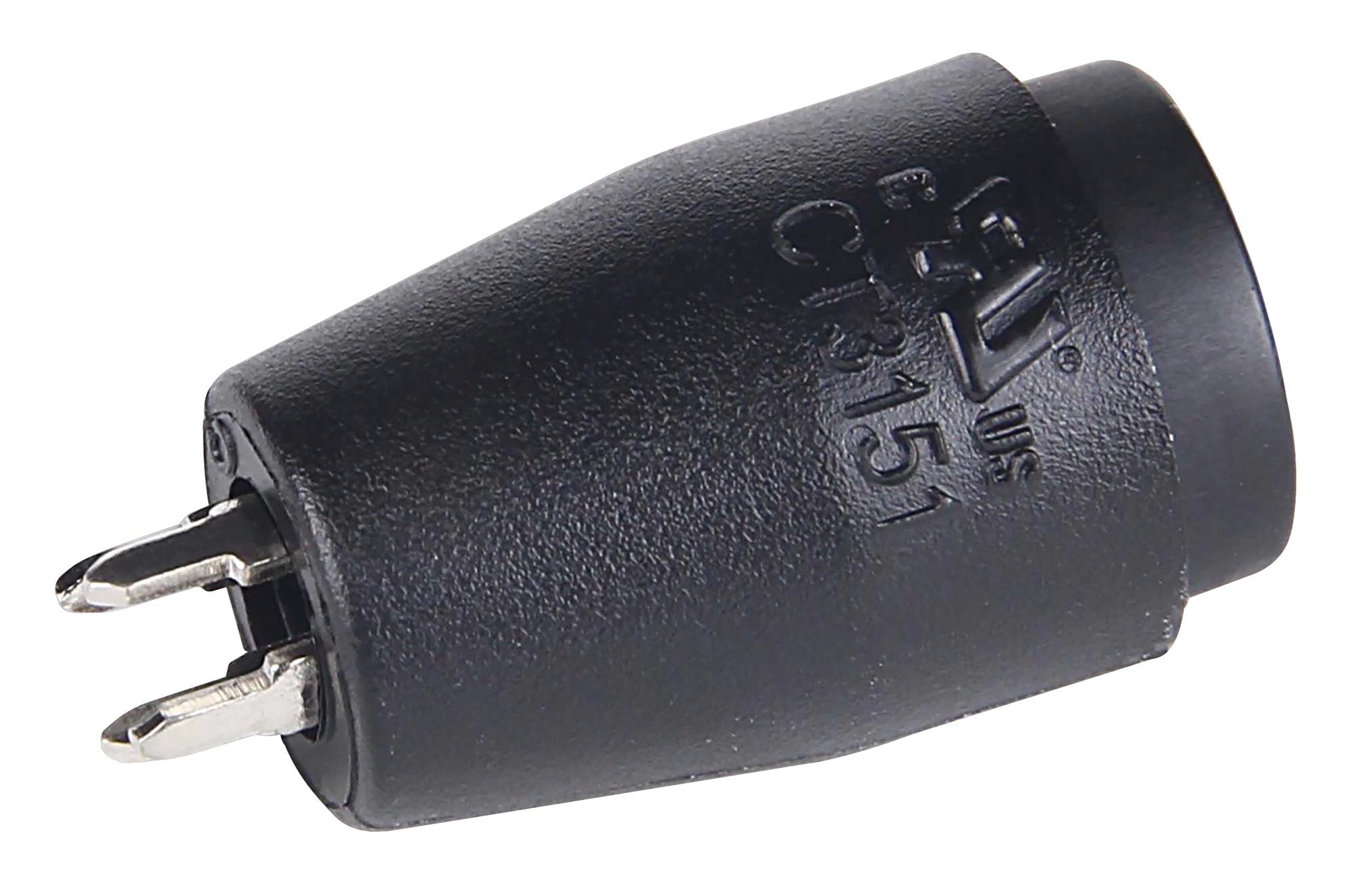 Cal Test Electronics Ct3151V1-0 Banana Connector, Jack, 4mm, 25A, 1Kv, Black