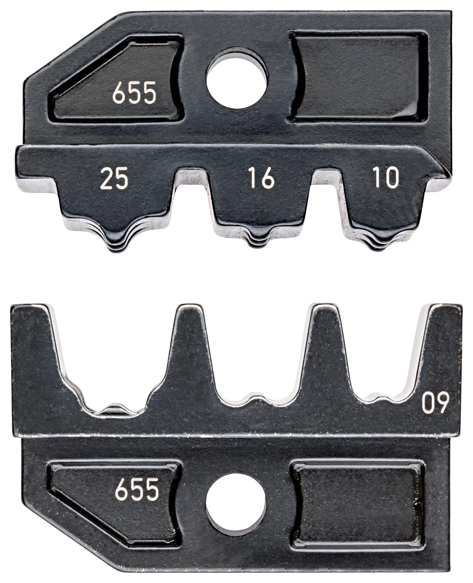 Knipex 97 49 09 Crimping Die, 3 Profile, 8/6/4Awg, Plier