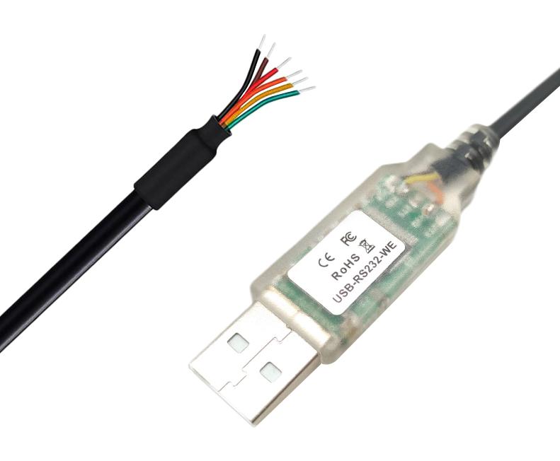 Multicomp Pro Mp015232 Cable Assy, Usb-Rs232 Converter, 1.8M