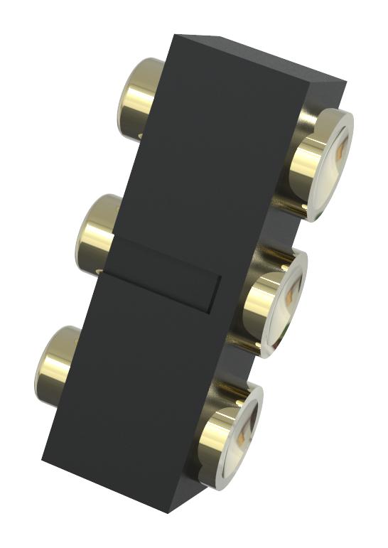 Multicomp Pro Mp015211 Connector, Pogo Pin Hdr, 3P, 1R, 2.54mm, Smt