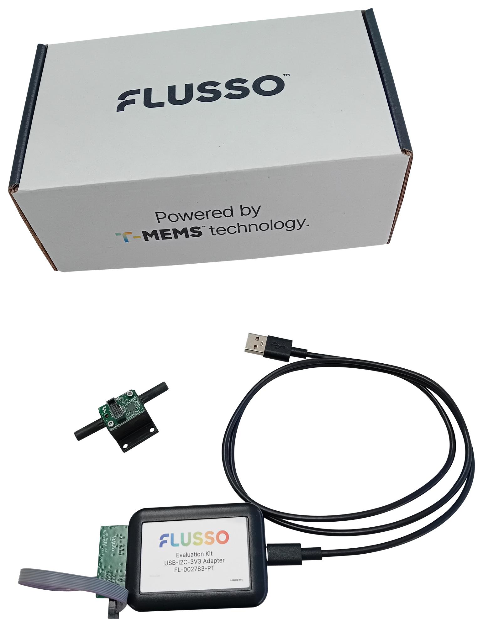 Flusso Fls112P-Ek1173 Evl Kit, Gas Flow/prssur Sensor, 200Sccm