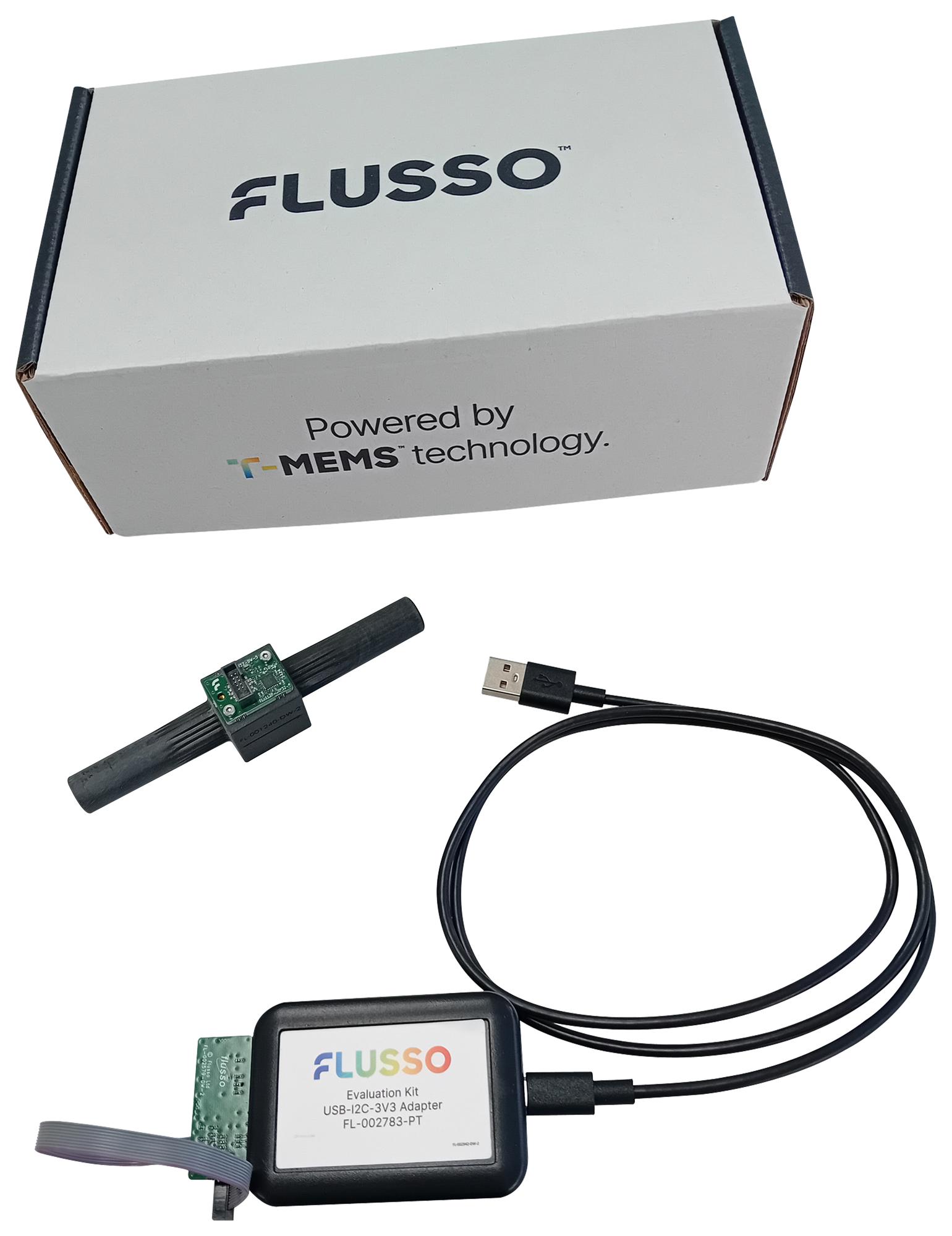 Flusso Fls112P-Ek1240 Evl Kit, Gas Flow/prssur Sensor, 50Slm