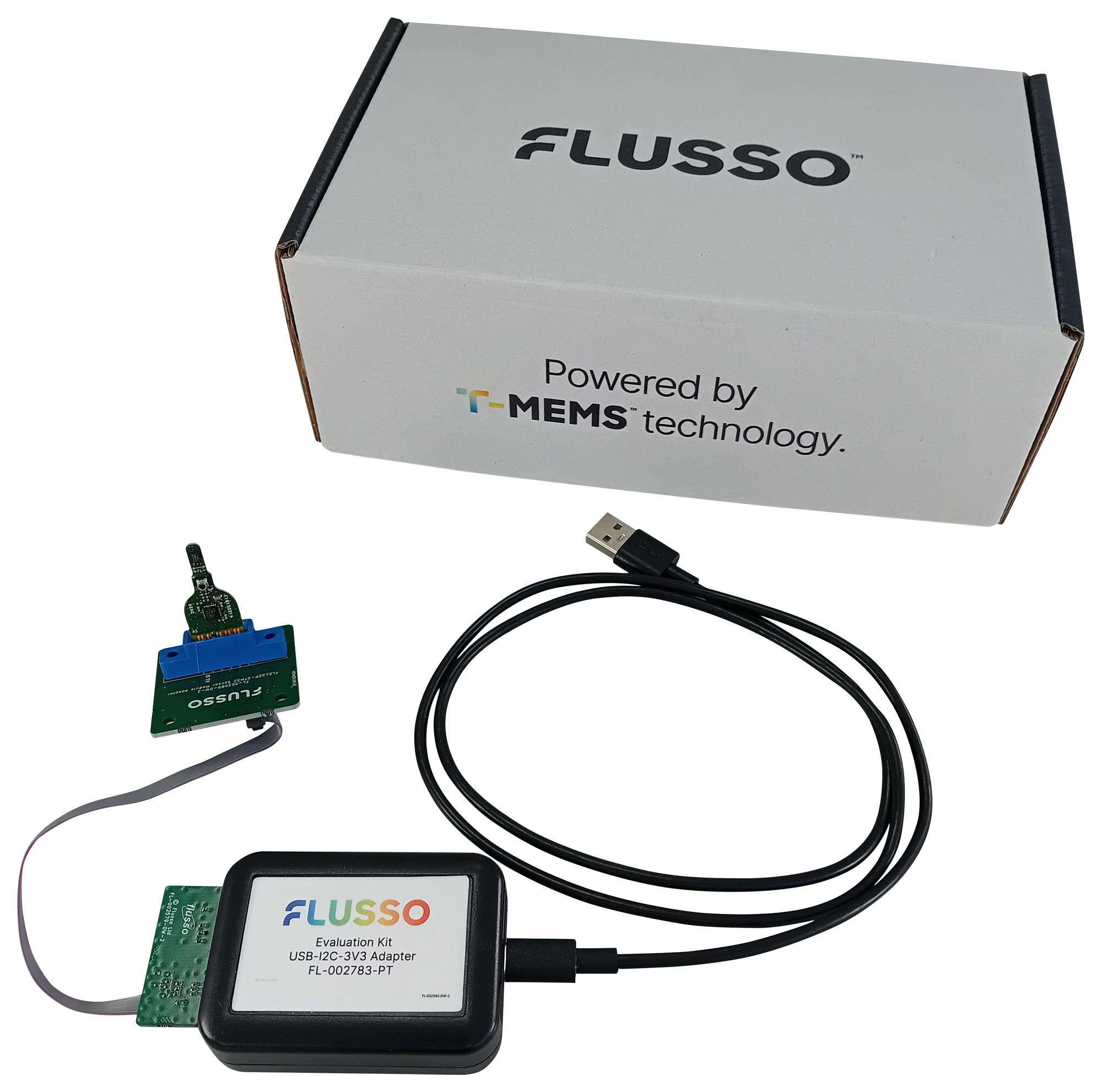 Flusso Fls112P-Ek1242 Evl Kit, Gas Flow/prssur Sensor, 100Slm