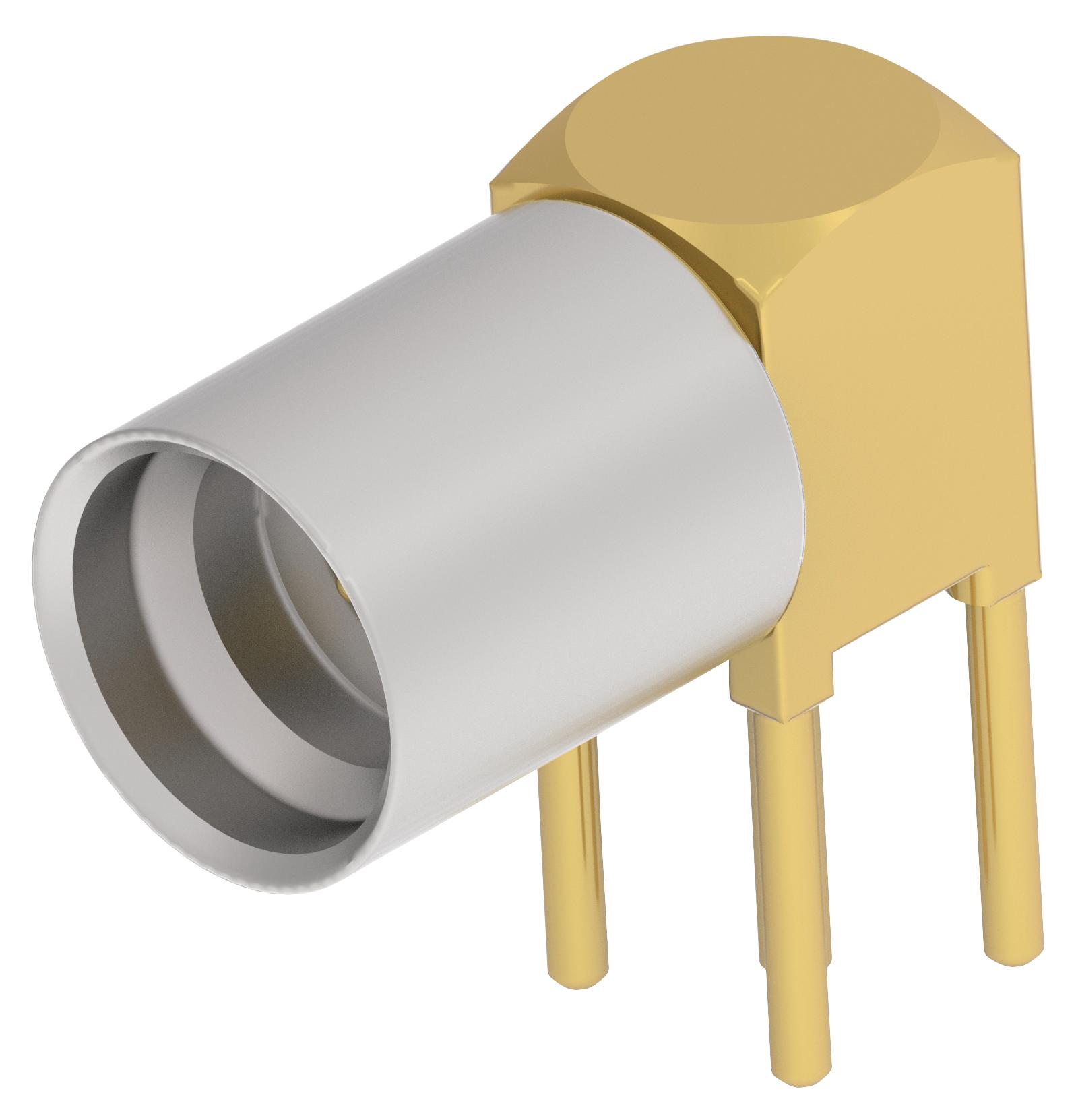 Te Connectivity 2484641-1 Rf Coax Conn, Smp R-A Plug, 50 Ohm, Pcb