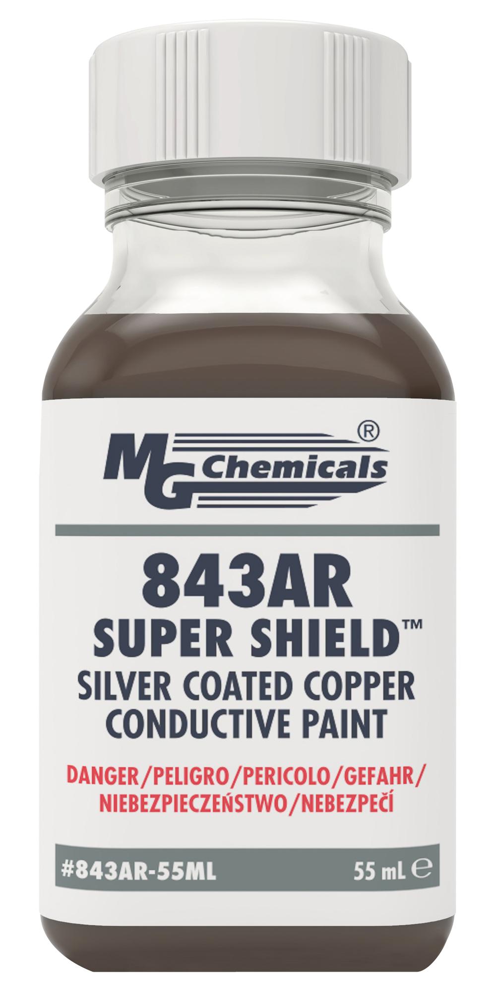 MG Chemicals 843Ar-55Ml Copper Conductive Paint, Bottle, 55Ml