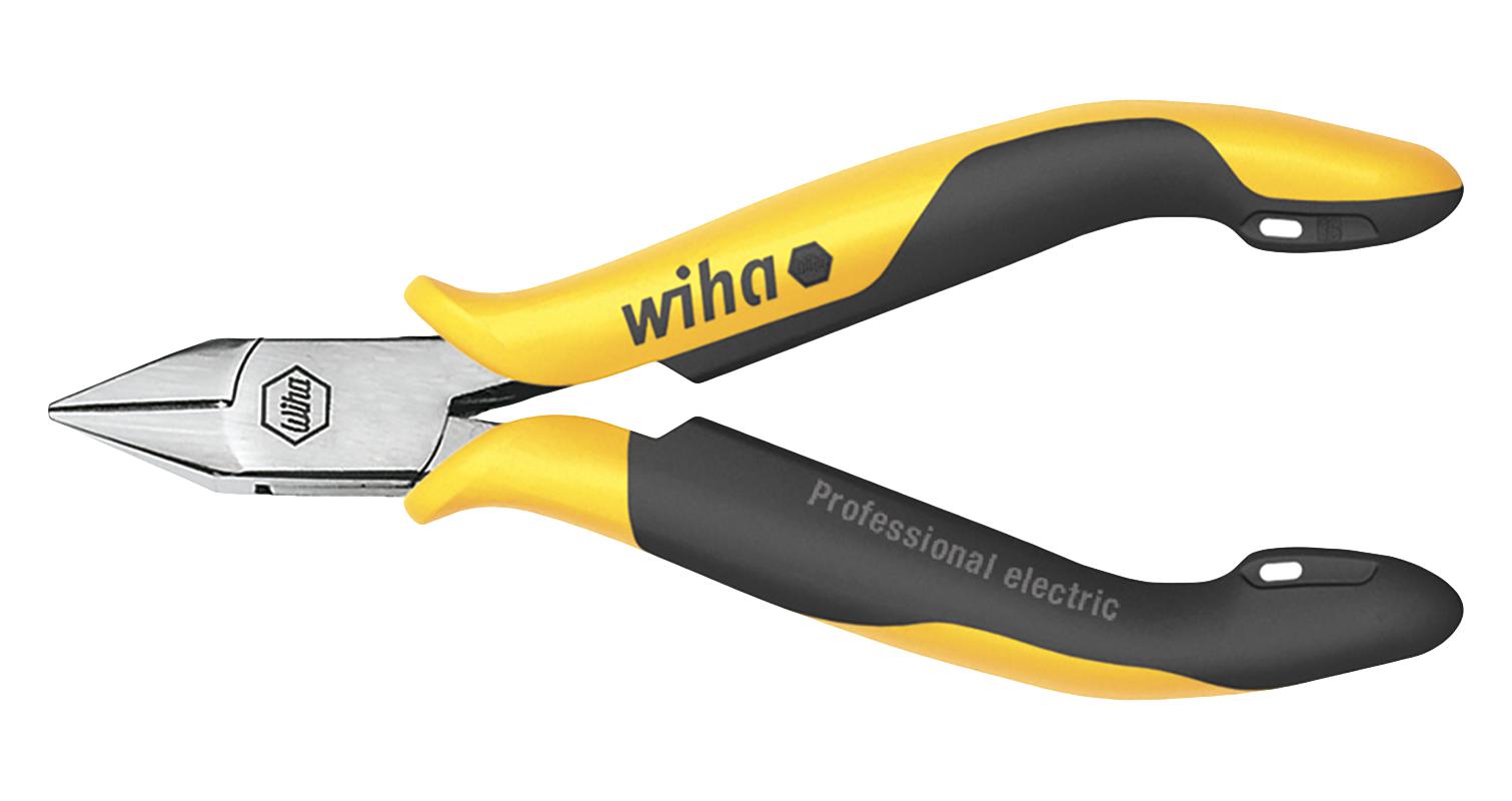 Wiha 26816 Diagonal Wire Cutter, Bevel Edge, 115mm