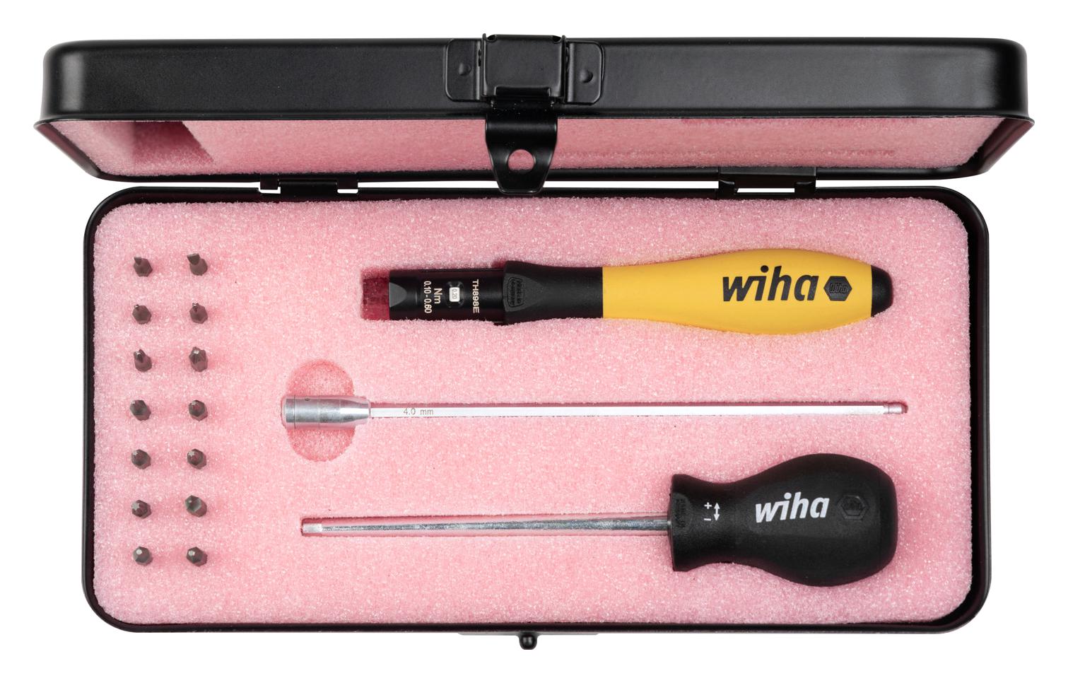 Wiha 45690 Torque Screwdriver Set, Esd, 18Pc