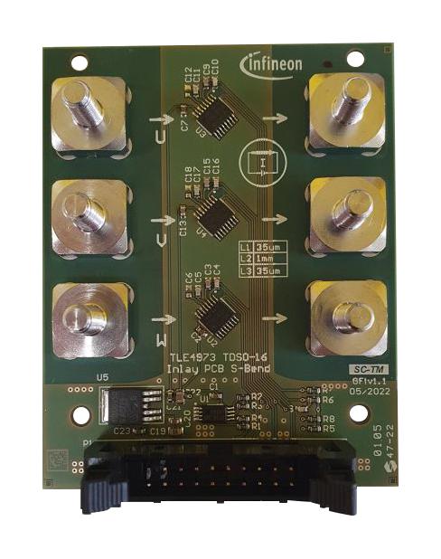 Infineon Tle4973Evalinlaytobo1 Eval Brd, 460A, Magnetic Current Sensor