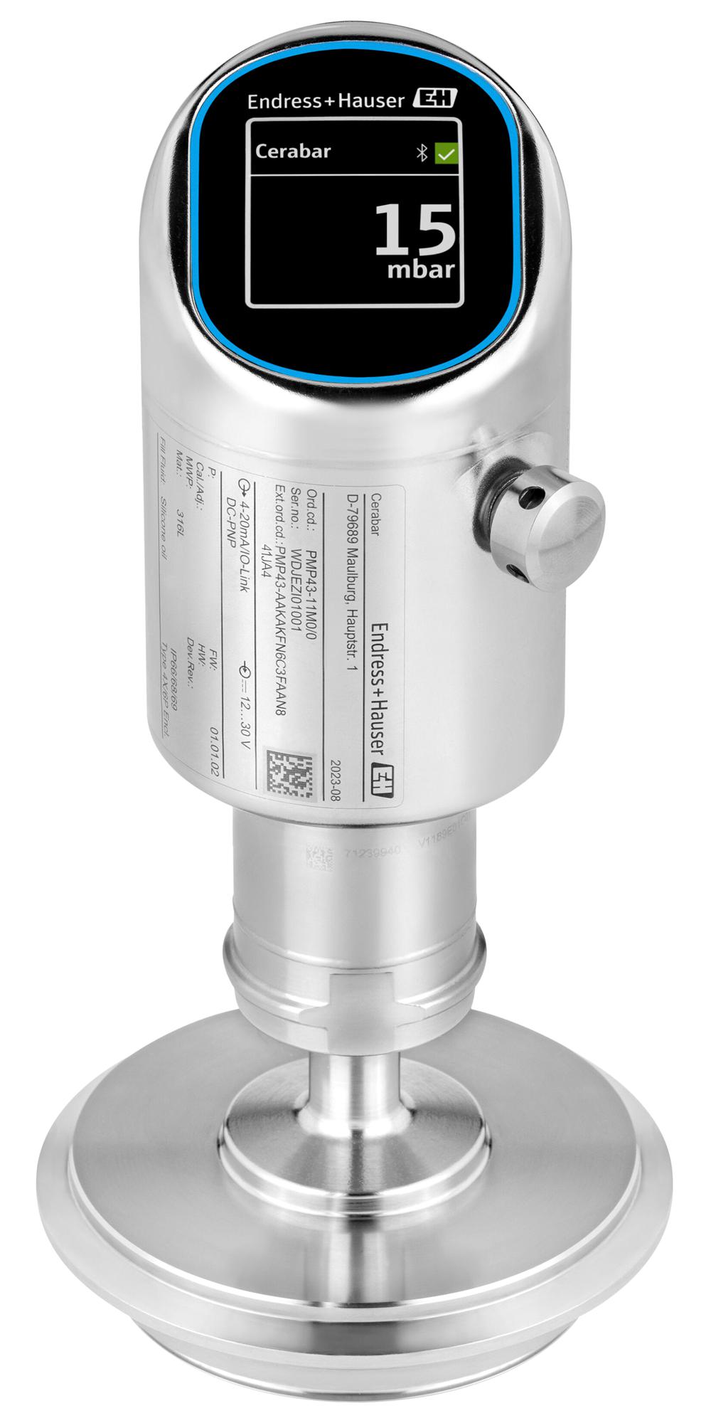 Endress+Hauser Pmp43-Aakakfn6A3Habx1X4Ja3 Pressure Tx, 1450Psi, M20 X 1.5Thread