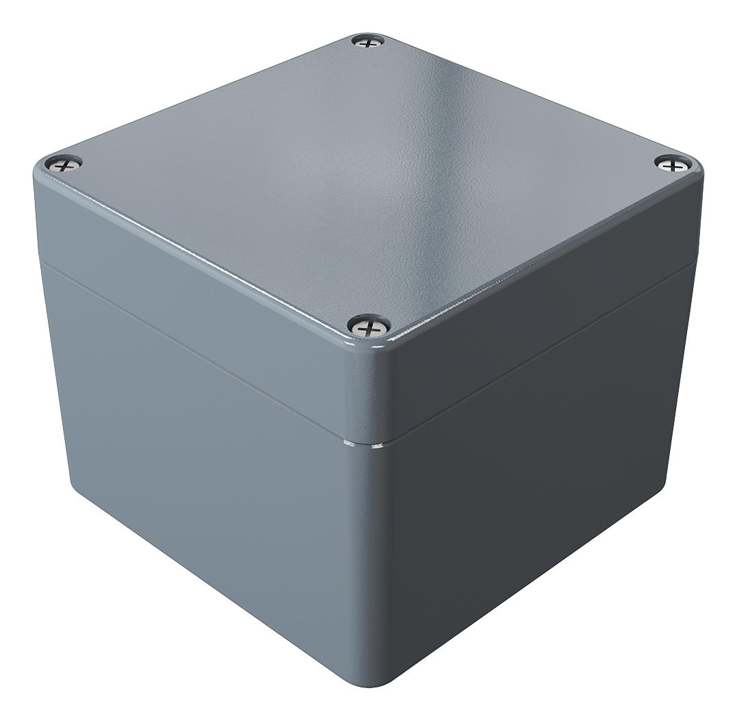 Rose 1101008 Enclosure, Aluminium, 100X100X80mm