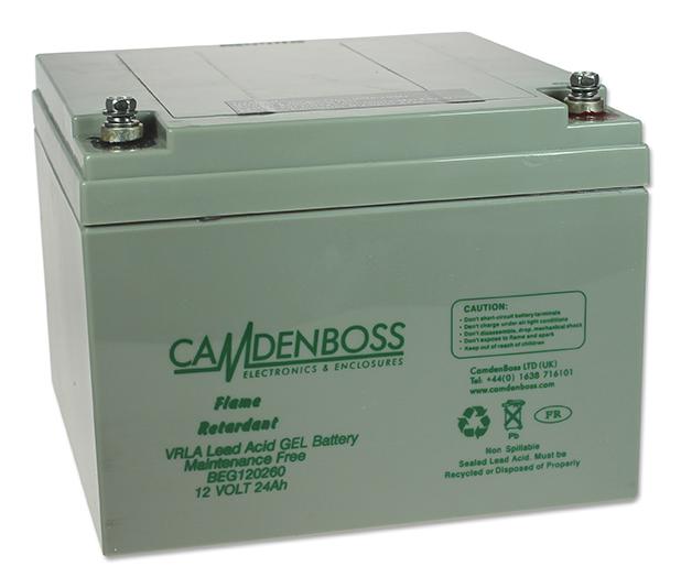 CamdenBoss Beg120260 Battery, Europa+Gel, 12V, 26Ah