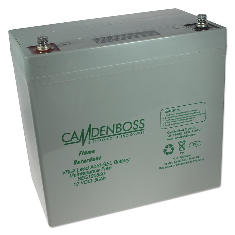 CamdenBoss Beg120550 Battery, Europa+Gel, 12V, 55Ah