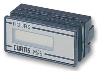 Curtis Instruments 210-1E073-001A (K01)  12/48Vdc Counter, Totaliser