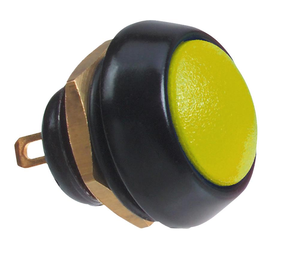 Itw Switches 59-115 Switch, Spno, Round, Yellow