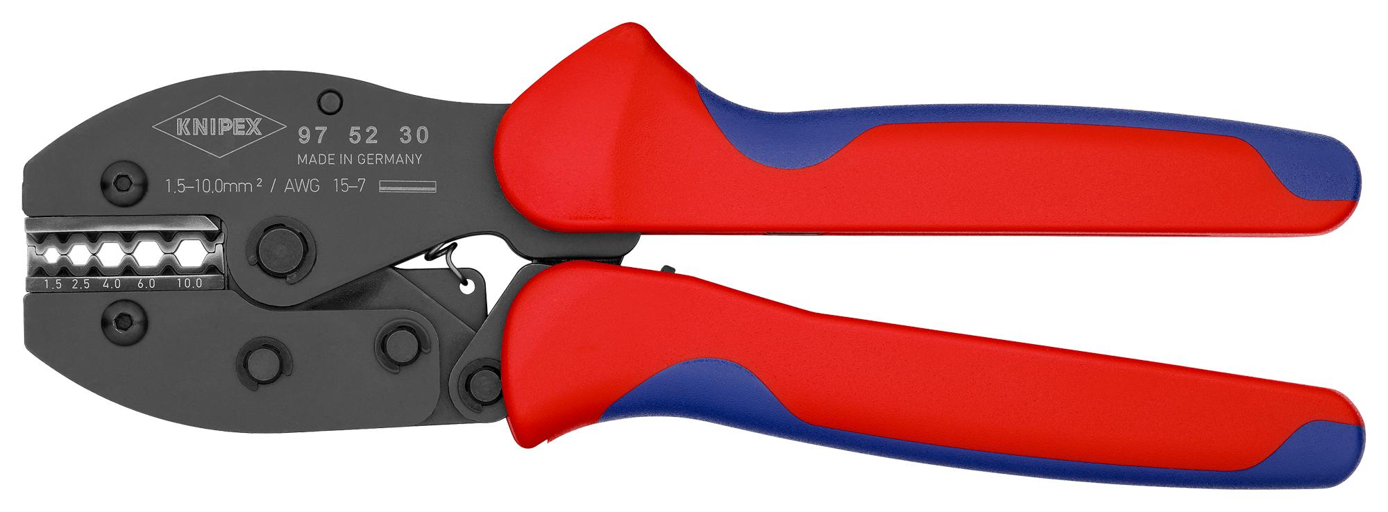 Knipex 97 52 30 Crimp Plier, 1.5-10mm2