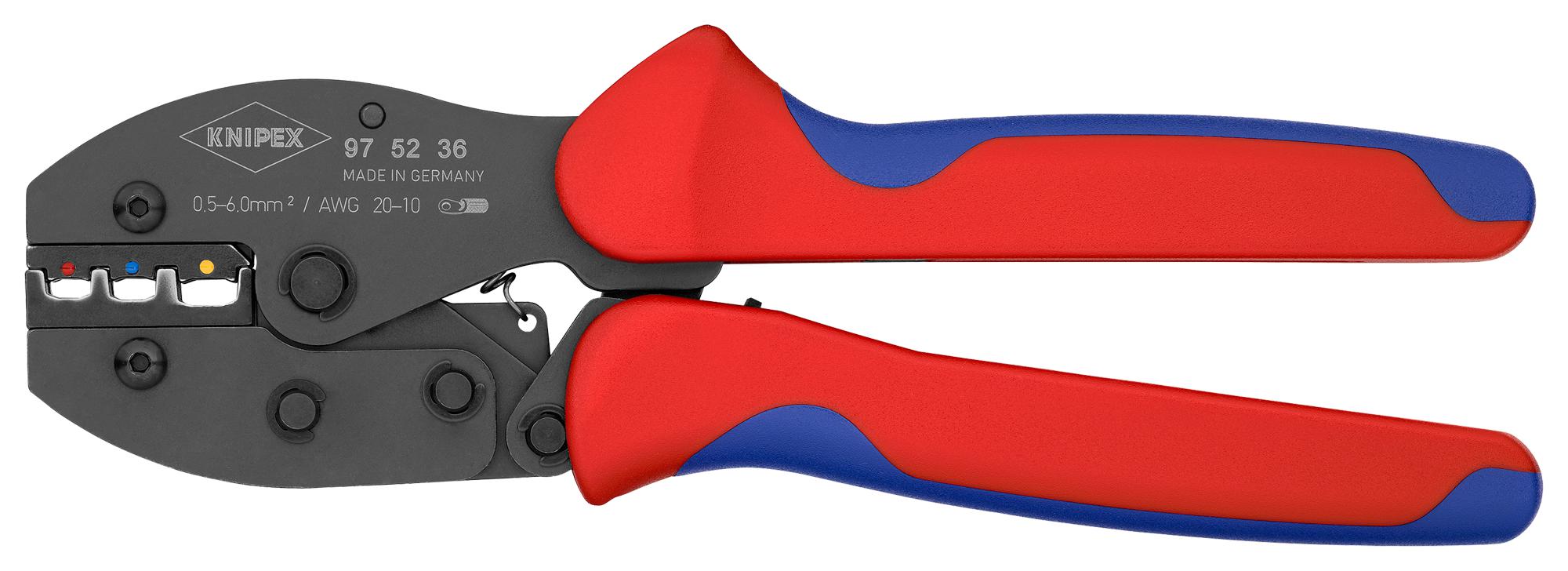 Knipex 97 52 36 Crimp Plier, 10-20Awg