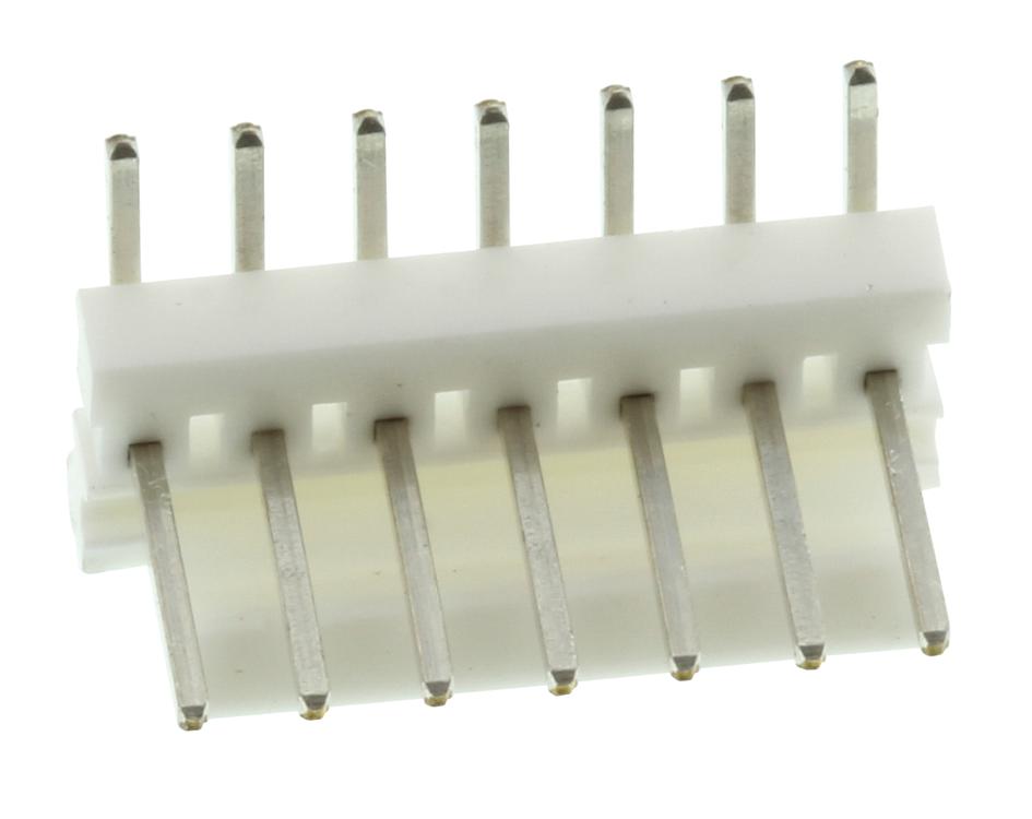 Amp Connectors / Te Connectivity 640457-7 Header, Right Angle, 0.1, 7Way