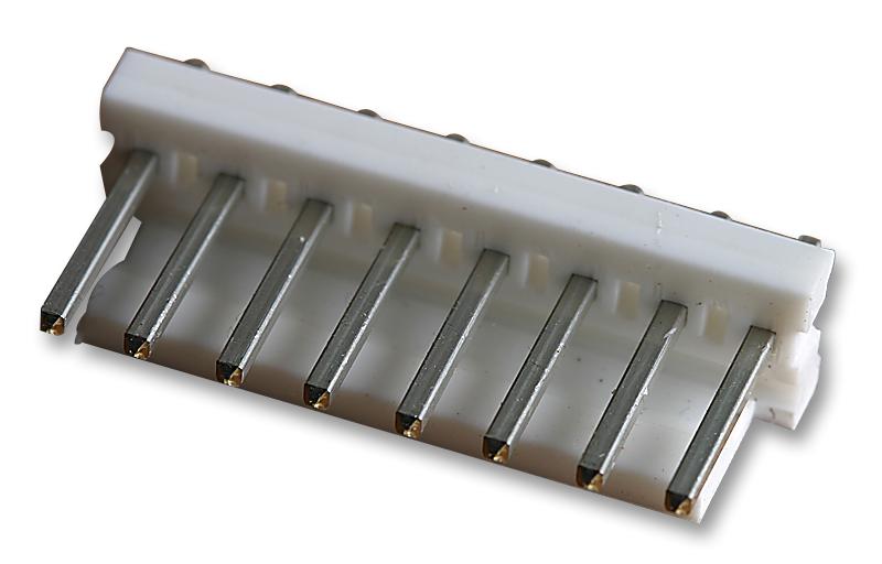 Amp Connectors / Te Connectivity 640445-8 Header, Vertical, 0.156, 8Way