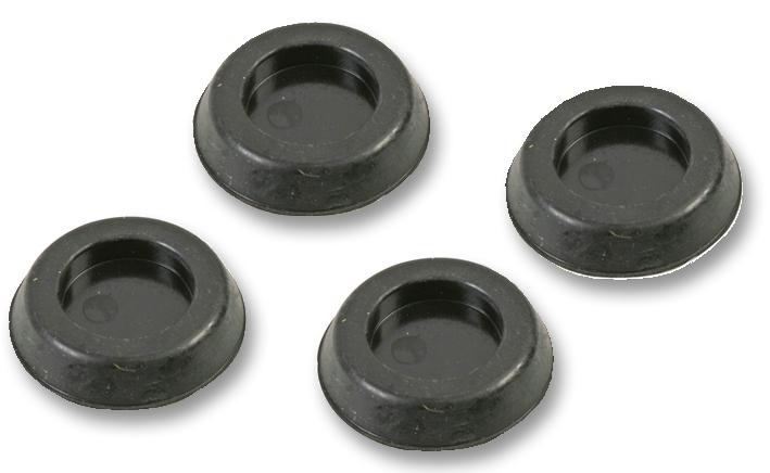 Startech Rubberfeet Pc Base Rubber Feet - Black