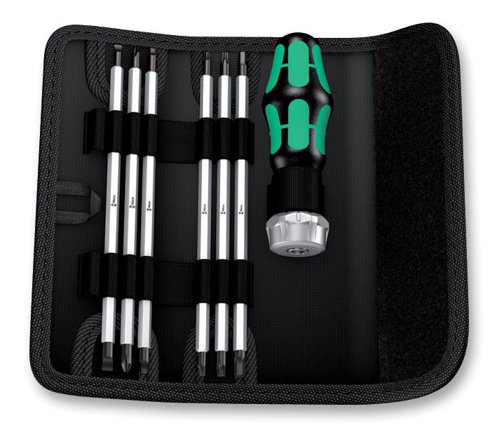 Wera Kraftform Kompakt Vario Ra Ratchet Screwdriver Set, Rev.blade