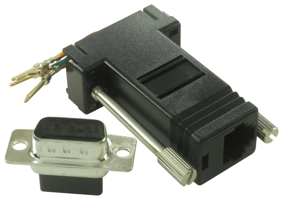 MH Connectors Mhda9-Pmj6-K Adaptor, D Plug 9Way-Rj11