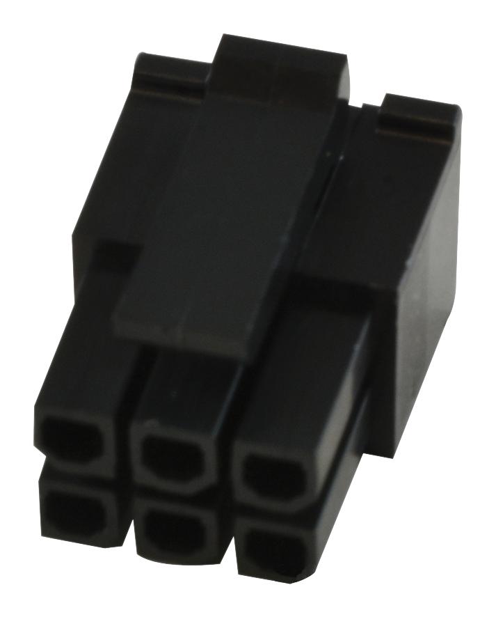 Molex 43025-0600 Connector Housing, Rcpt, 6Pos, 3mm