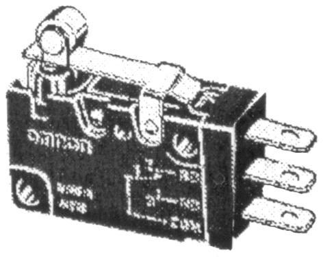 Omron Electronic Components D2Vw-5L2A-1 Microswitch, V3, Roller Lever